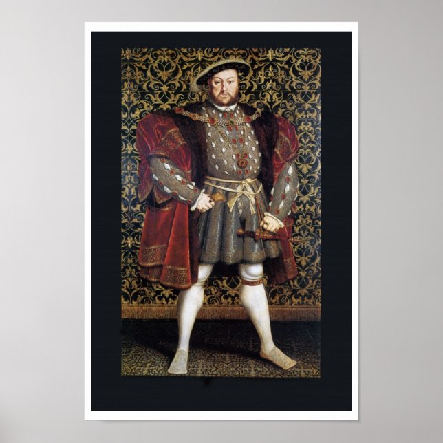 Henry VIII Portrait Poster (Front)