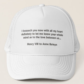 Henry VIII Quote Cap
