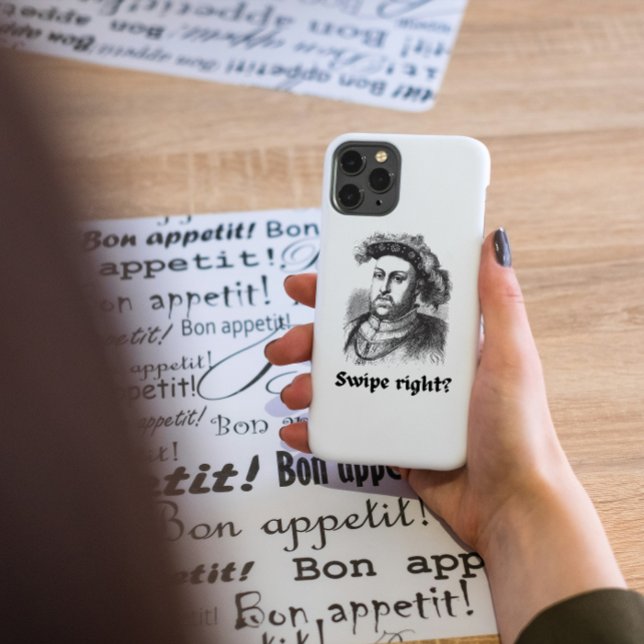 Henry VIII - Swipe right? iPhone Case (Creator Uploaded)
