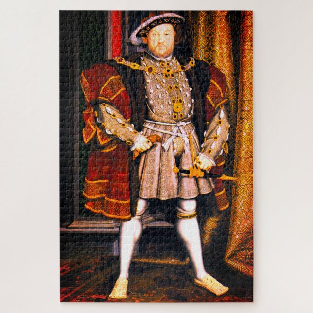 Henry VIII Tudors History King England six Wives Jigsaw Puzzle (Vertical)