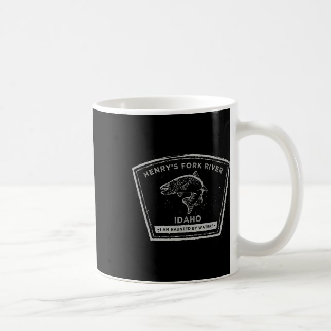 Henry's Fork River Idaho Fly Fishing  Coffee Mug (Right)