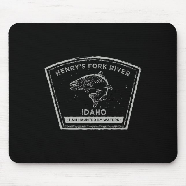 Henry's Fork River Idaho Fly Fishing  Mouse Pad (Front)