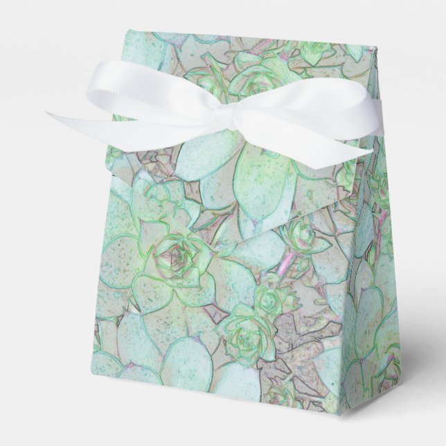 Hens And Chicks Favour Box (Front Side)