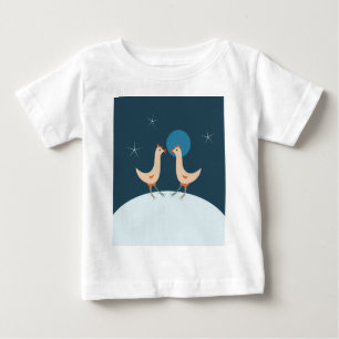 Hens Night Party Funny Chicken Moon Baby T-Shirt