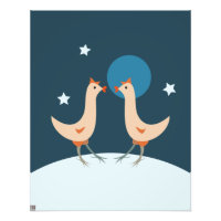 Hens Night Party Funny Chicken Moon