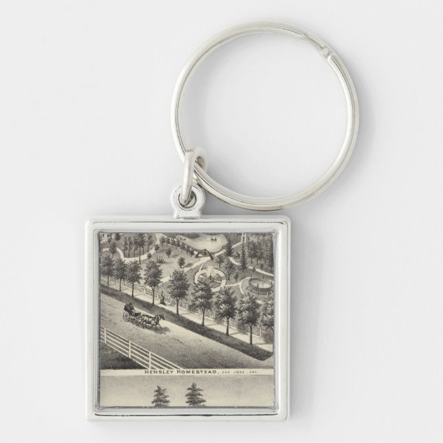 Hensley, Beans residences Key Ring (Front)