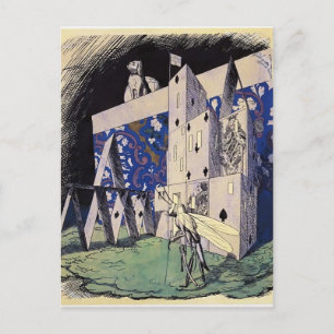 Heorhiy Narbut-Grasshopper before a House of Cards