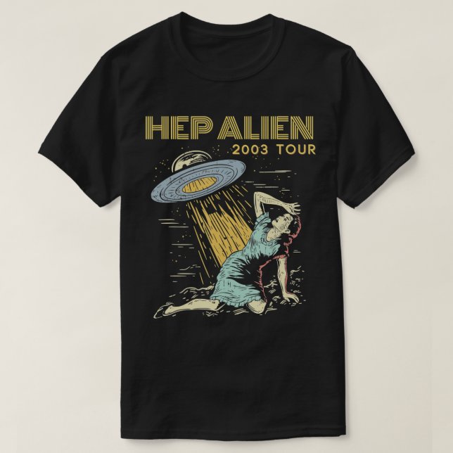 Hep Alien Band Tee - Pop Culture Tee T-Shirt (Design Front)