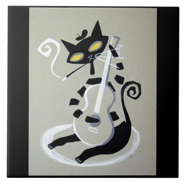 hep cat ceramic tile (Front)