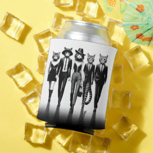 Hep Cat Runway Models Walking the Catwalk Can Cooler