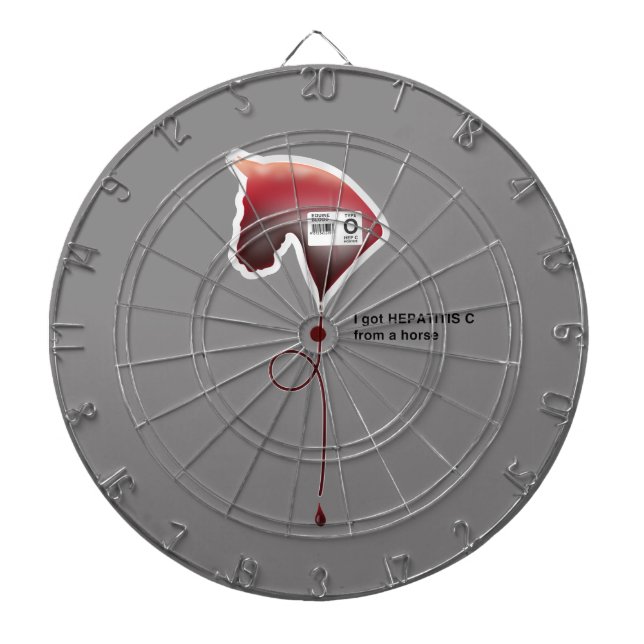 Hepatitis C Dartboard (Front)
