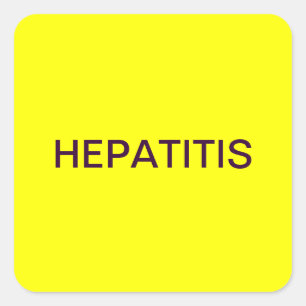 Hepatitis Medical Chart Labels