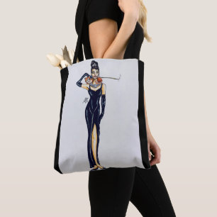 Hepburn At Tiffany's Tote Bag