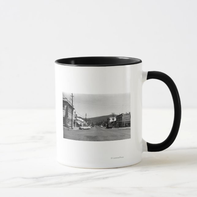 Heppner, Oregon Main Street View Photograph Mug (Right)