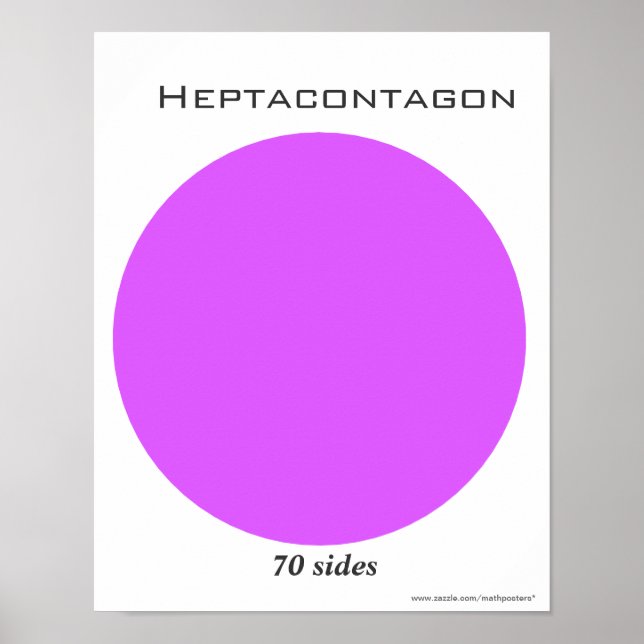 Heptacontagon Poster of Polygon (Front)