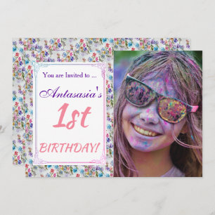 HER 1ST BIRTHDAY INVITE