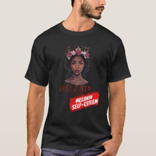 Her 2023 Self Esteem and Black History Month Melan T-Shirt