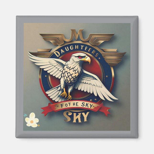 "Her Aviation Network" Magnet (Front)
