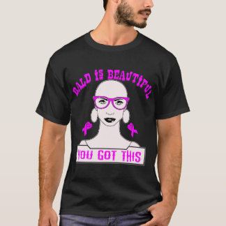 Her Bald Is Beautiful  #USAPatriotGraphics  © T-Shirt