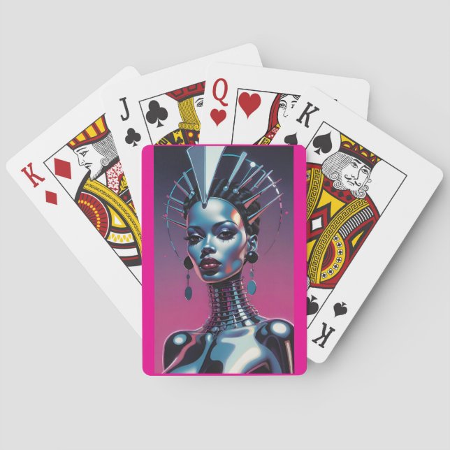 Her Beauty Was Indistinguishable Playing Cards (Back)