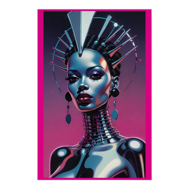Her Beauty Was Indistinguishable Poster (Front)