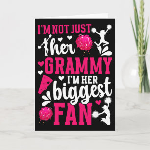 Her Biggest Fan Cheer Grammy Of A Cheerleader Gram Card