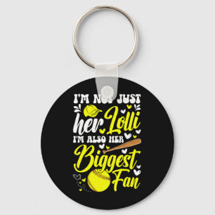 Her Biggest Fan Softll Lolli Of A Softll Player Lo Key Ring