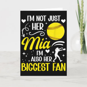 Her Biggest Fan Softll Mia Of A Softll Player Card