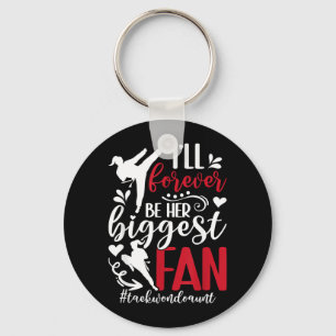 Her Biggest Fan Taekwondo Aunt Taekwondo Auntie Key Ring
