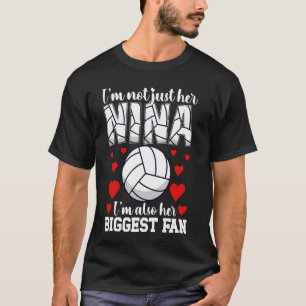 Her Biggest Fan Volleyball Nina Of A Volleyball Pl T-Shirt