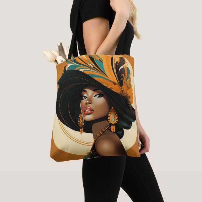 HER CROWN #2 TOTE BAG (Close Up)
