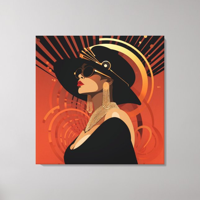 HER CROWN #3 CANVAS PRINT (Front)