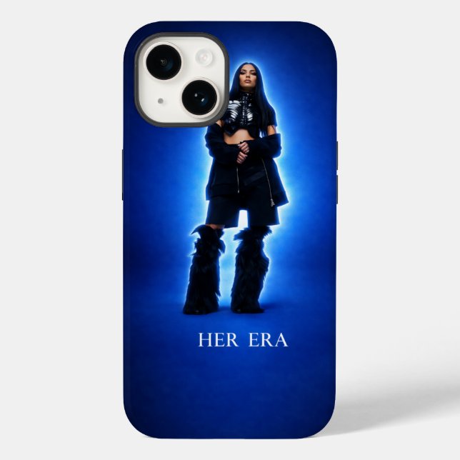 Her Era – Blue Glow Aesthetic iPhone Case (Back)