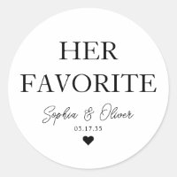 HER FAVORITE Dessert Candy Bar Heart Wedding Favou