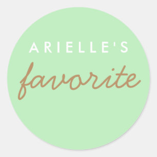 "Her" Favourite Snack Classic Round Sticker