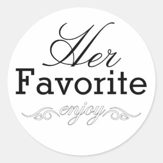 Her Favourite Treat Stickers