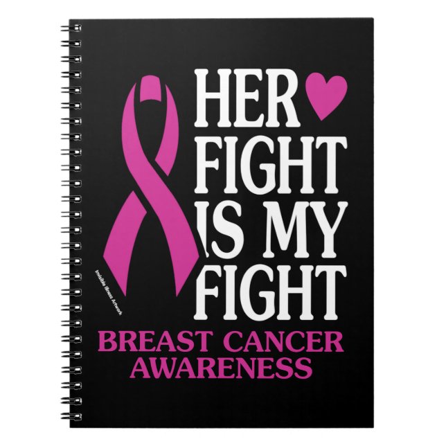 Her Fight...Breast Cancer Notebook (Front)