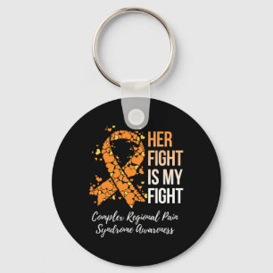 Her Fight Complex Regional Pain Syndrome Awareness Key Ring
