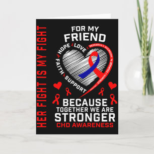 Her Fight Friend Chd Awareness Heart Disease Graph Card