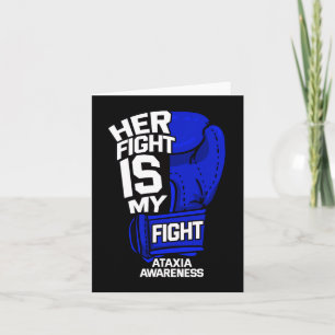 Her Fight Is My Fight Ataxia Movement Disorder War Card