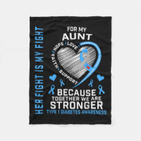 Her Fight Is My Fight Aunt Type 1 Diabetes Shirt G