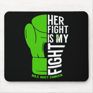 Her Fight Is My Fight Bile Duct Cancer Awareness 1 Mouse Pad
