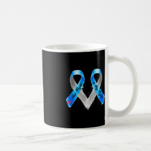 Her Fight Is My Fight Blue Ribbon Type 1 Diabetes Coffee Mug