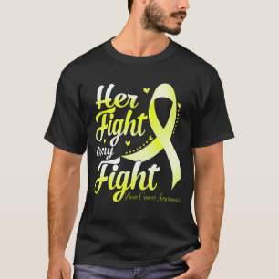 Her Fight Is My Fight BONE CANCER AWARENESS Month T-Shirt