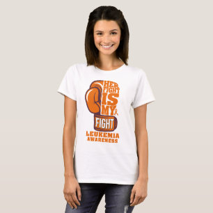 Her Fight is My Fight Boxing Glove Leukaemia T-Shirt