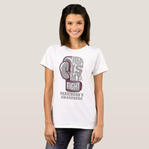 Her Fight is My Fight Boxing Glove Parkinson's T-Shirt
