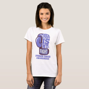 Her Fight is My Fight Boxing Glove Stomach Cancer T-Shirt