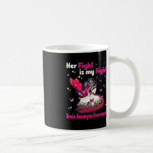 Her Fight Is My Fight Brain Aneurysm Awareness 3 Coffee Mug