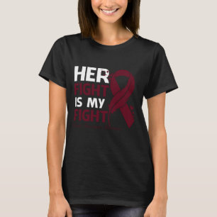 Her Fight Is My Fight BRAIN ANEURYSM AWARENESS Fea T-Shirt