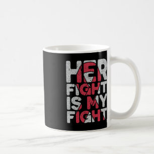 Her Fight is My Fight Brain Aneurysm Support  Coffee Mug